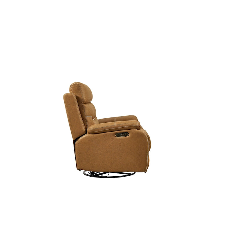 Dual Motor Swivel Rocker Recliner with Power Headrest and USB Charging