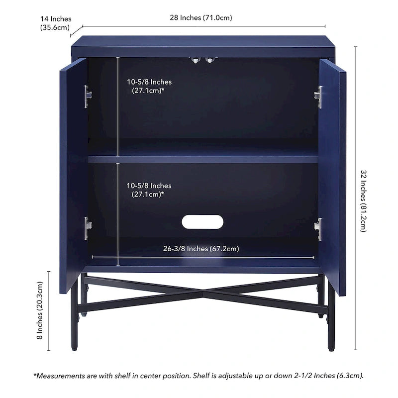28-inch Wide Rectangular Accent Cabinet