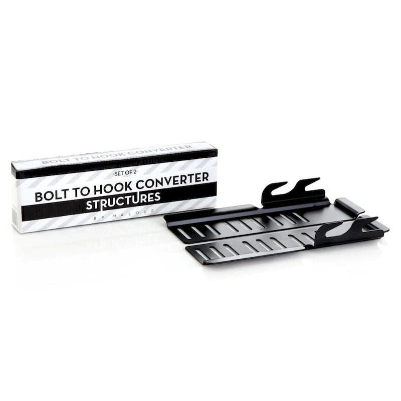 Bolt-On to Hook-On Bed Frame Conversion Brackets (Set of 2)