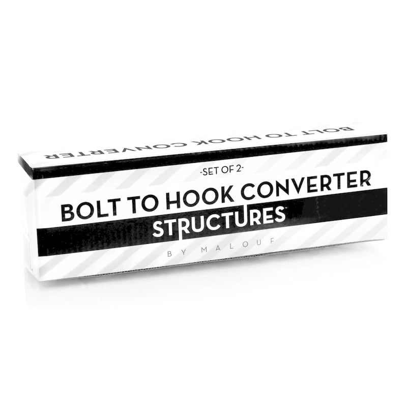 Bolt-On to Hook-On Bed Frame Conversion Brackets (Set of 2)