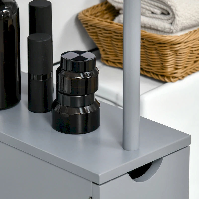Meuble colonne de rangement pour salle de bains - 6W x 13D x 55.25H