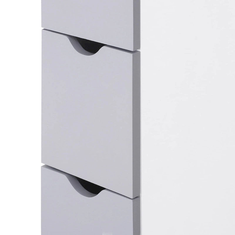 Meuble colonne de rangement pour salle de bains - 6W x 13D x 55.25H