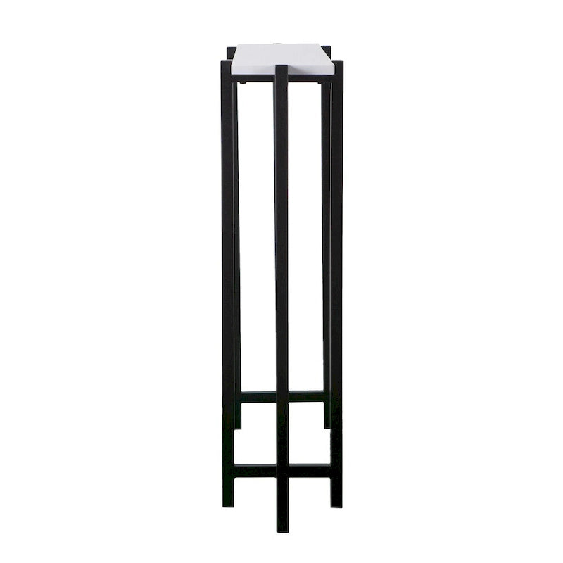 Black and White Contemporary Narrow Console Table