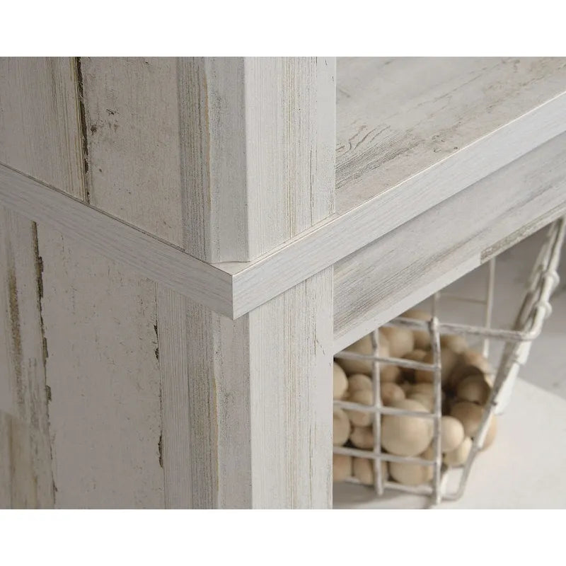 Estante com 5 prateleiras, 3 ajustáveis - carvalho Salt Oak