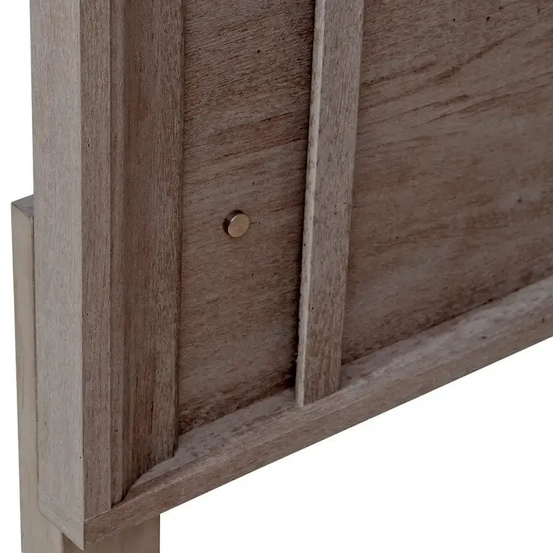 Full Size Storage Bed with LED Headboard and Brushed Nickel Hardware